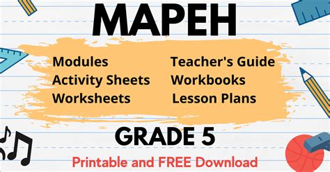 mapeh layout|DepEd Learning Portal.
